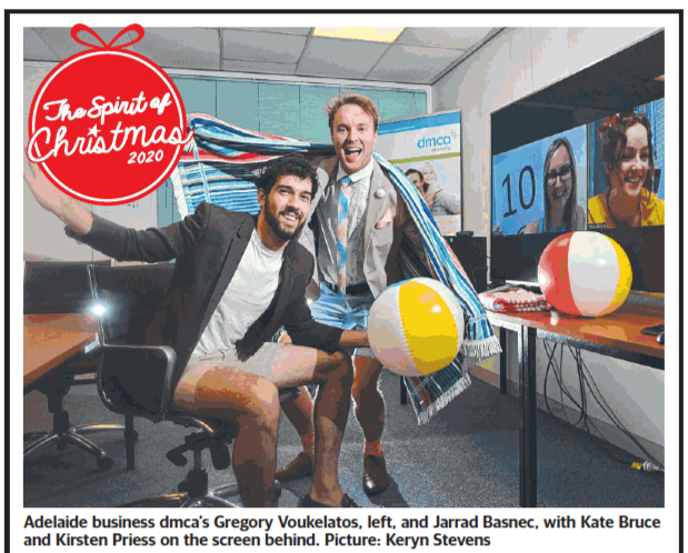 Jarrad Basnec & Gregory Voukelatos get dressed by vinnies